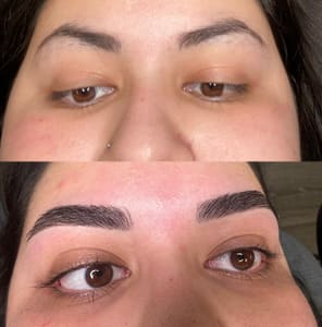 Eyebrow Tattoo result by Karina SEOANE Beauty Lab. in Mcminnville, TN