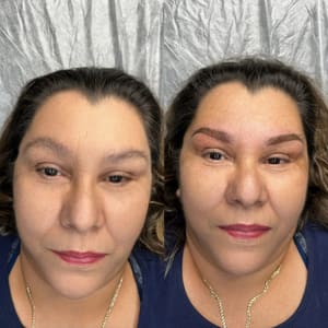 Eyebrow Tattoo result by Kariyah Beauty Ink in West Miami, FL
