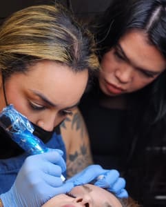 Eyebrow Tattoo result by Kassthetics Studio in San Diego, CA