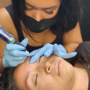Eyebrow Tattoo result by Kassthetics Studio in San Diego, CA
