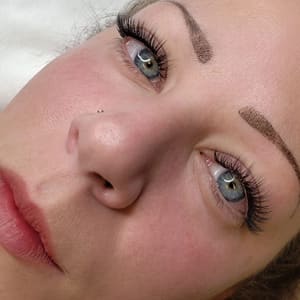 Eyebrow Tattoo result by Kat Lash and Brow Studio in Beaumont, TX