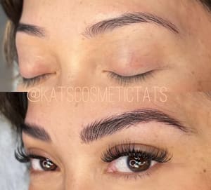 Eyebrow Tattoo result by Kat’s Cosmetic Tats in El Cerrito, CA