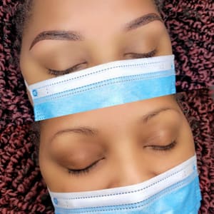 Eyebrow Tattoo result by KatasticFaces in Grand Prairie, TX