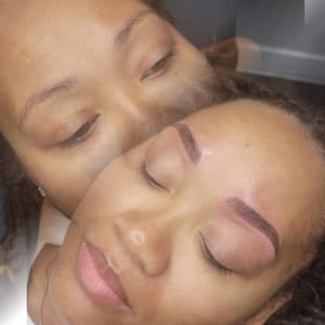 Eyebrow Tattoo result by KatasticFaces in Grand Prairie, TX