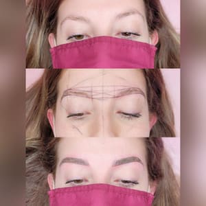 Eyebrow Tattoo result by KatasticFaces in Grand Prairie, TX