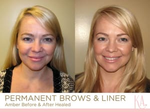 Eyebrow Tattoo result by Kathryn Alexander Beautiful by Design in Burbank, CA