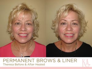 Eyebrow Tattoo result by Kathryn Alexander Beautiful by Design in Burbank, CA