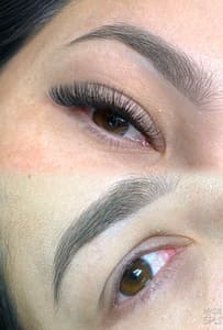 Eyebrow Tattoo result by Kathy Lashes Studio in Miami, FL