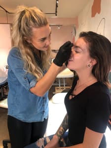 Eyebrow Tattoo result by Katie Cosmetic Tattoo in Alexandria, VA
