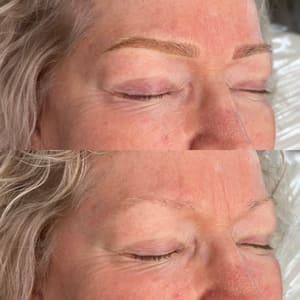 Eyebrow Tattoo result by Katie Cosmetic Tattoo in Alexandria, VA