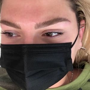 Eyebrow Tattoo result by Katie Cosmetic Tattoo in Alexandria, VA