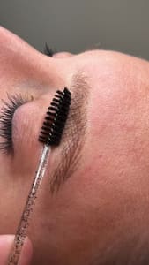 Eyebrow Tattoo result by Katie Reagan Artistry Microblading Powder Brows Lip Blushing in Augusta, GA