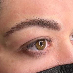 Eyebrow Tattoo result by Katie Reagan Artistry Microblading Powder Brows Lip Blushing in Augusta, GA