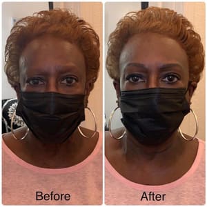 Eyebrow Tattoo result by Katie's Beaute in Elk Grove, CA