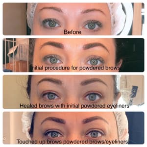 Eyebrow Tattoo result by Katie's Beaute in Elk Grove, CA