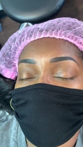 Eyebrow Tattoo result by Katrina the Glam Artist in Owings Mills, MD