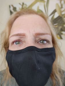 Eyebrow Tattoo result by Kats Glamour Brows in Bethlehem, PA