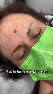 Eyebrow Tattoo result by Katy Heying Aesthetics in Durham, NC