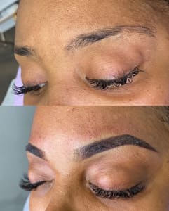 Eyebrow Tattoo result by Kay Beauty Bar & Spa in Maitland, FL