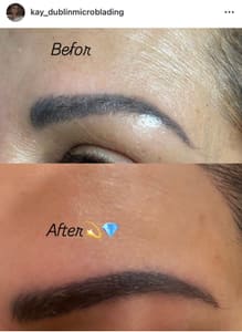 Eyebrow Tattoo result by Kay Dublin Microblading in Dublin, OH