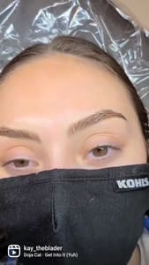 Eyebrow Tattoo result by Kay the Blader in Brownsburg, IN