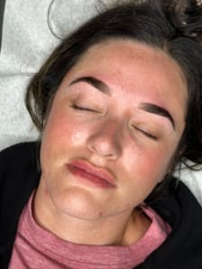 Eyebrow Tattoo result by Kaybre's Beauty Bar LLC in Oswego, IL
