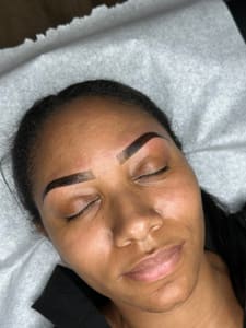 Eyebrow Tattoo result by Kaybre's Beauty Bar LLC in Oswego, IL