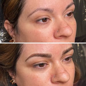 Eyebrow Tattoo result by Kayla Nicole Permanent Cosmetics in Temecula, CA