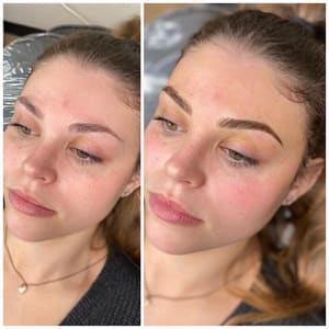 Eyebrow Tattoo result by Kayla Nicole Permanent Cosmetics in Temecula, CA