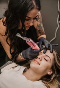 Eyebrow Tattoo result by Kayla Nicole Permanent Cosmetics in Temecula, CA