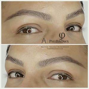 Eyebrow Tattoo result by Kaylin Hitchrick Beauty in Wheatland, CA