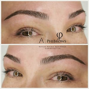 Eyebrow Tattoo result by Kaylin Hitchrick Beauty in Wheatland, CA