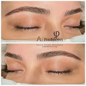 Eyebrow Tattoo result by Kaylin Hitchrick Beauty in Wheatland, CA