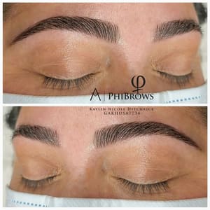 Eyebrow Tattoo result by Kaylin Hitchrick Beauty in Wheatland, CA