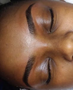 Eyebrow Tattoo result by KayMua Beauty in Calabash, NC