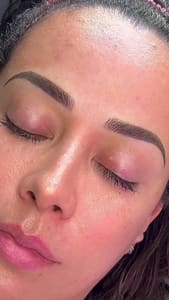 Eyebrow Tattoo result by KB Aesthetics in Shenandoah, TX