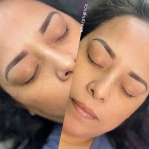 Eyebrow Tattoo result by KB Aesthetics in Shenandoah, TX