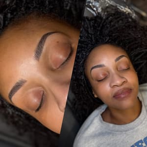 Eyebrow Tattoo result by KB Aesthetics in Shenandoah, TX