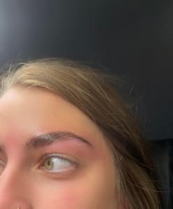 Eyebrow Tattoo result by kb LASH & Beauty Lab in Loves Park, IL