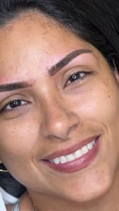 Eyebrow Tattoo result by KBELLA Studio - Permanent Makeup - Nano Powder Brows in Davie, FL