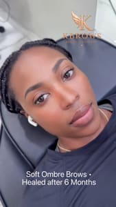 Eyebrow Tattoo result by Kbrows_microblading_eyebrows Fayetteville in Fayetteville, NC