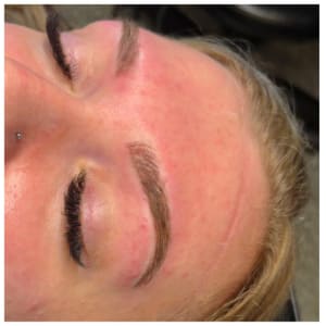 Eyebrow Tattoo result by KC Beauty and Esthetics in Princeton, WV