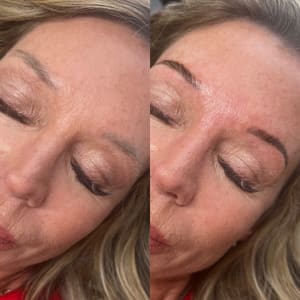 Eyebrow Tattoo result by KC Layne Makeup and Lash Studio in Elkhart, IN