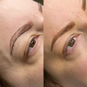 Eyebrow Tattoo result by KCK Permanent Makeup in Denham Springs, LA