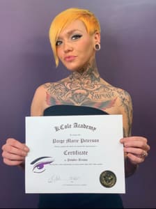 Eyebrow Tattoo result by KCole Academy in Omaha, NE