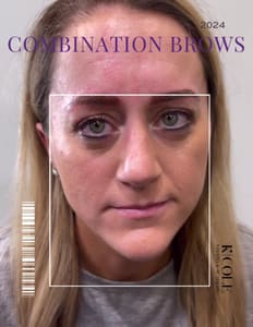 Eyebrow Tattoo result by KCole Permanent Makeup Studio in Allen, TX