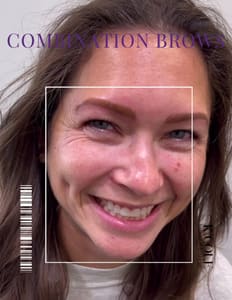 Eyebrow Tattoo result by KCole Permanent Makeup Studio in Allen, TX