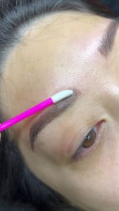 Eyebrow Tattoo result by KD BEAUTY STUDIO ( Inside SOLA SALON) in Austin, TX