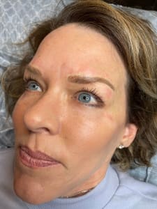 Eyebrow Tattoo result by KDL Beauty Services in Rockwall, TX
