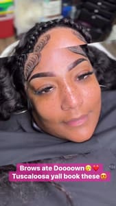 Eyebrow Tattoo result by KeCatoure Brows & Beauty Bar in Tuscaloosa, AL